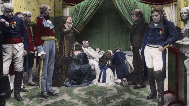 Representação fotográfica da morte de Napoleão