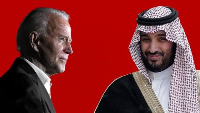 محمد بن سلمان وجو بايدن