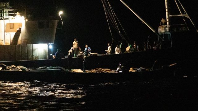 加纳拖网渔船
