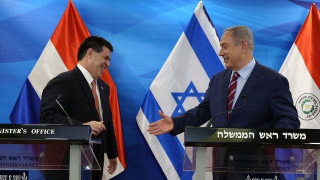 Horacio Cartes y Benjamin Netanyahu