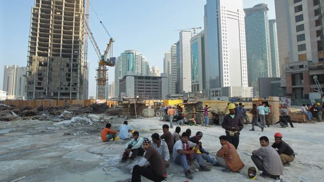 বিদেশে কর্মরত শ্রমিক
