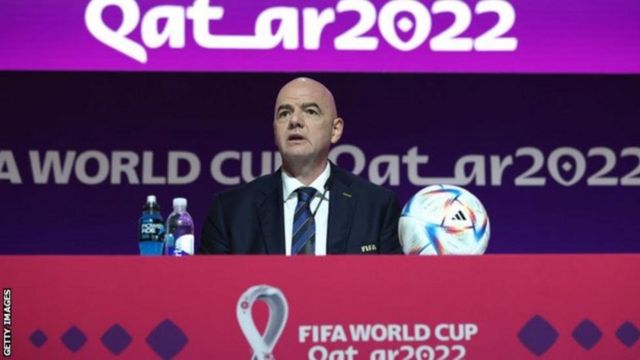 Infantino became FIFA President in February 2016