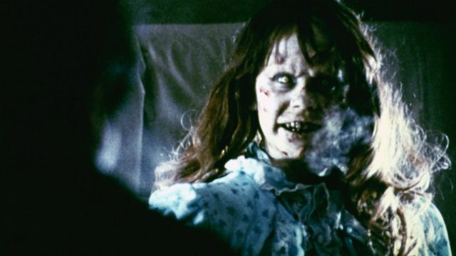 The possessed girl in The Exorcist.