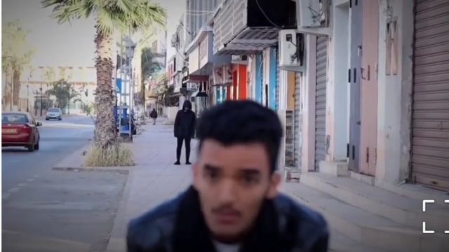 مشهد من فيلم كورونا في الجزائر