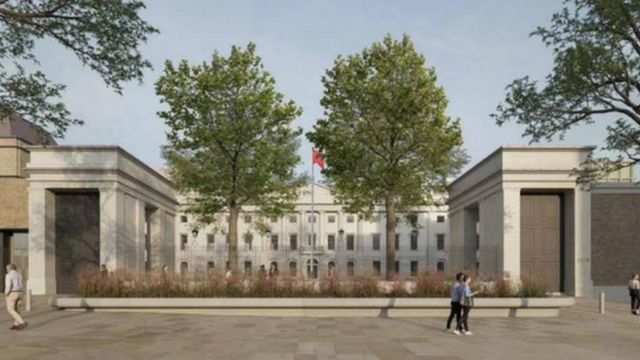 中國駐英使館新址規劃圖示