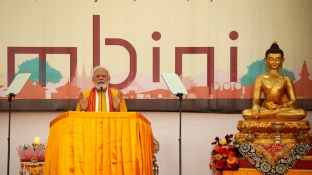 मोदी लुम्बिनी भ्रमण गर्ने पहिलो भारतीय प्रधानमन्त्री हुन्