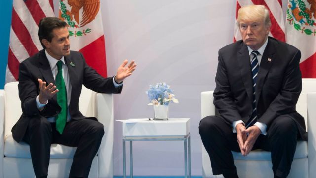 Donald Trump y Enrique Peña Nieto mantienen una complicada relación.