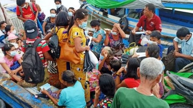 ရခိုင်စစ်ဘေးရှောင်နေရသူ နှစ်သိန်းကျော်ရှိ