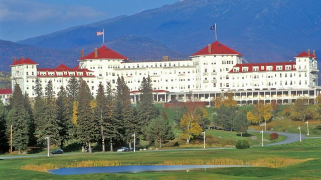 Hotel Mount Washington em Bretton Woods, New Hampshire, Estados Unidos