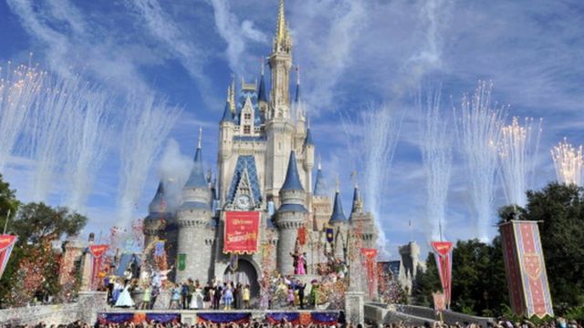 Magic Kingdom en el parque temático de Walt Disney World en Florida.