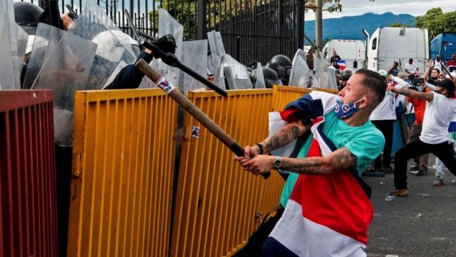 Protestas en Costa Rica