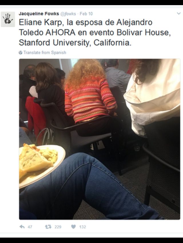 Imagen de conferencia en Stanford.