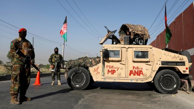 Пост афганской армии в Кабуле