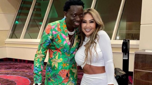 Michael Blackson: Hollywood comedian fly en girlfriend to Ghana for parents  approval - BBC News Pidgin