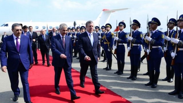 Gürcüstanın baş naziri Azərbaycana rəsmi səfərə gəlib