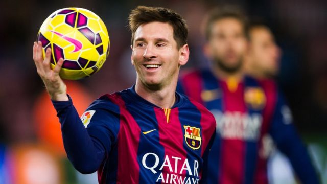 Lionel Messi ne ya lashe gasar a shekarar 2015 a karo na biyar