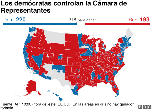 Elecciones en Estados Unidos: los mapas que muestran el país profundamente dividido que dejan los comicios - BBC News Mundo