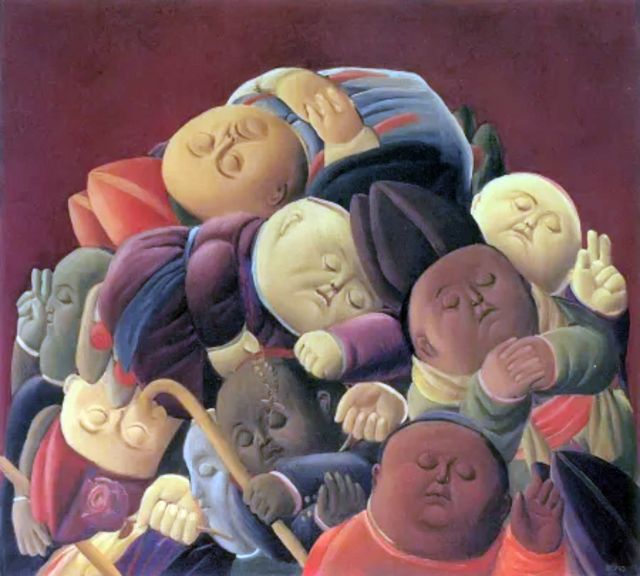 "Obispos muertos", de Fernando Botero