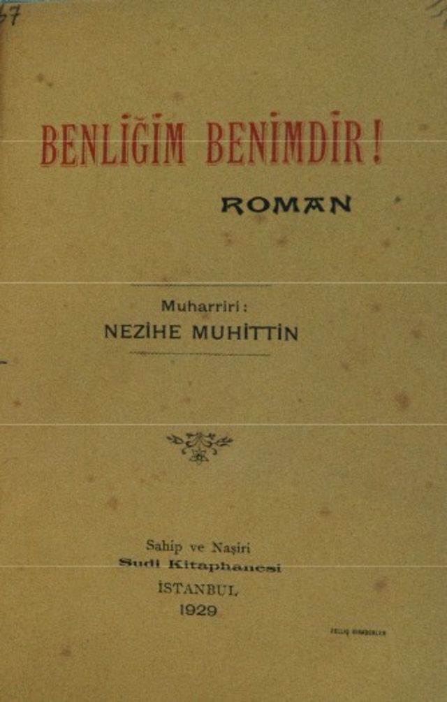 Nezihe Muhiddin kitabı