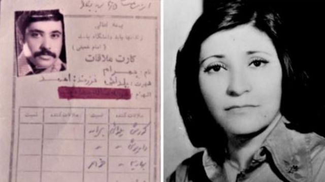 نصرت غفرانی و کارت ملاقات بهرام یلدائی در زندان عادل آباد شیراز