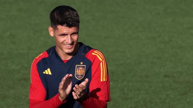 Álvaro Morata, capitán de la selección española de fútbol masculino