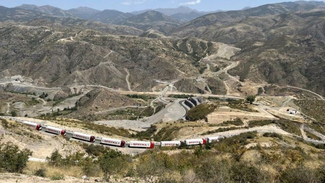 Tren con destino a la nueva guerra del Cáucaso