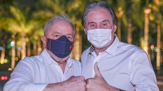 Lula e Eunício Oliveira