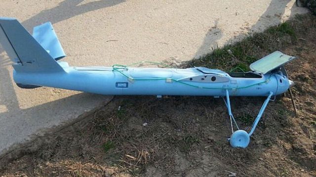 A North Korean drone crashed in April 2014