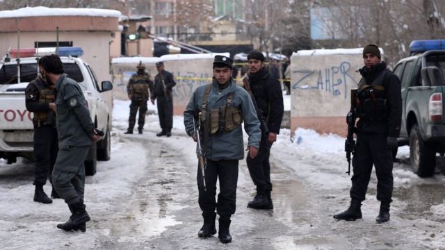 Кабул, усиленная охрана здания суда