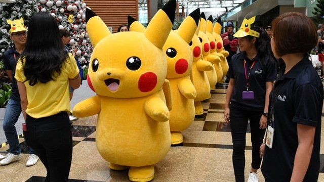 Pokemon characters in Singapore
