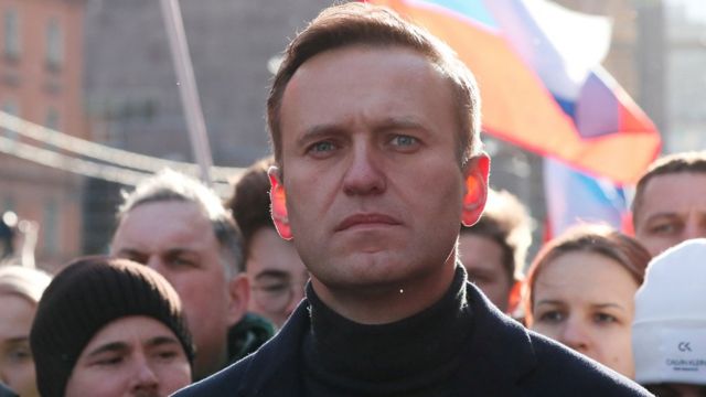 Alexei Navalny en una imagen de febrero de 2020