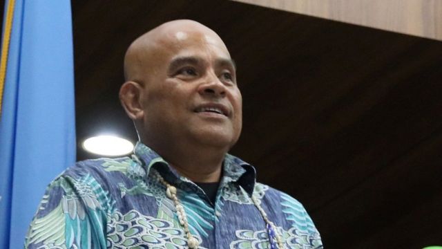 Micronesian President Panuelo (file photo)