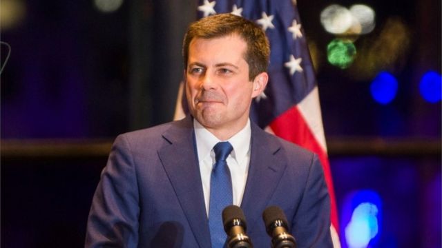 Pete Buttigieg announces he is withdrawing from the Democratic Party White House nomination race, 2 March 2020