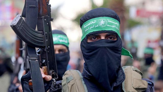 Combatente do Hamas.