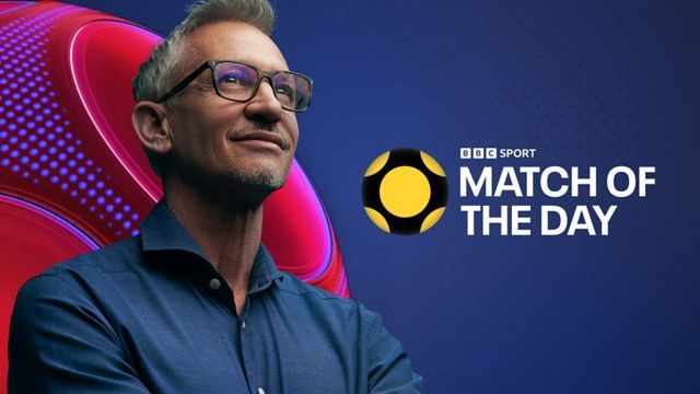 Match of the Day graphic with Gary Lineker