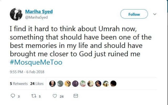 Mariha Syed'in tweeti