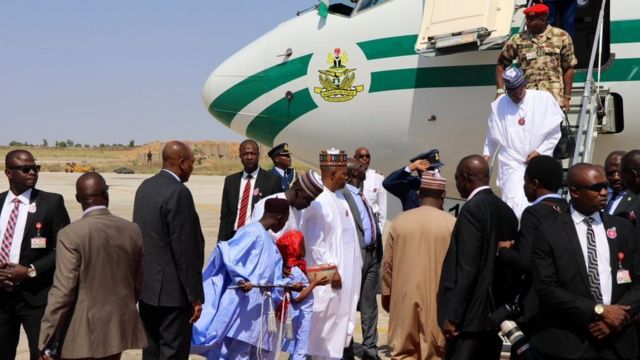 Hotunan Ziyarar Da Buhari Ya Kai Maiduguri Bbc News Hausa