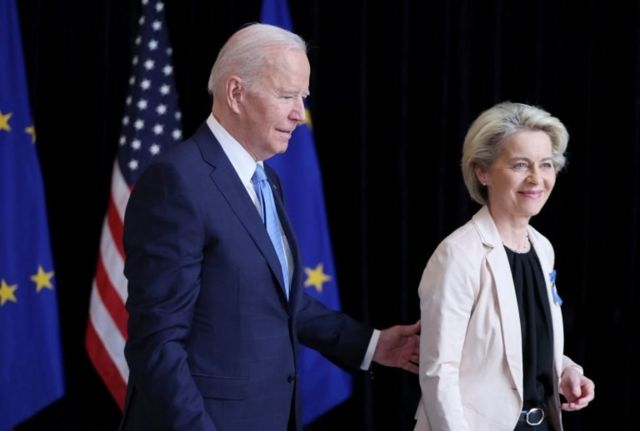 ABD Başkanı Joe Biden ve Avrupa Komisyonu Başkanı Ursula von der Leyen