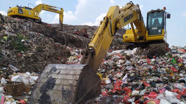 Limbah B3 medis TPA Burangkeng