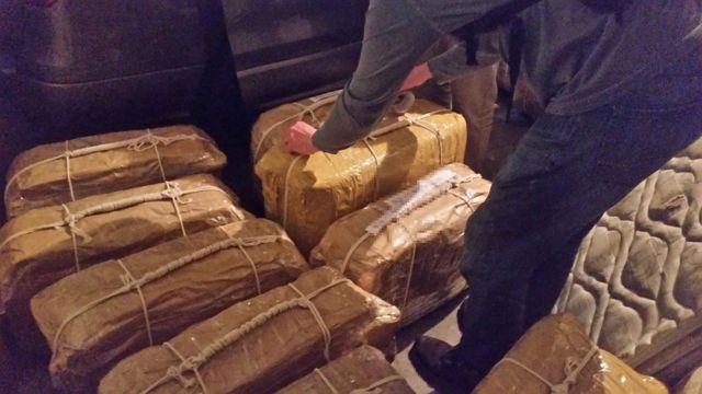 The cocaine found at the Russian embassy