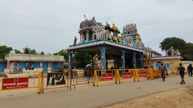 திரௌபதி  அம்மன் கோவிலுக்கு சீல்