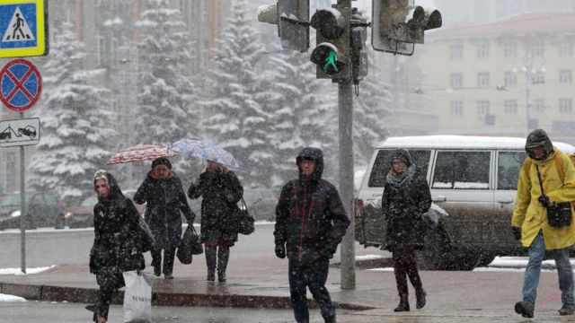 Nevasca na Rússia