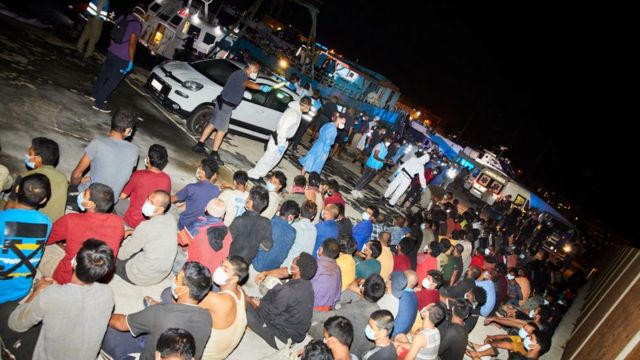 Libya'da göçmenler