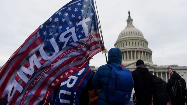 美国国会骚乱：针对特朗普的六项主要调查结果是什么？(photo:BBC)
