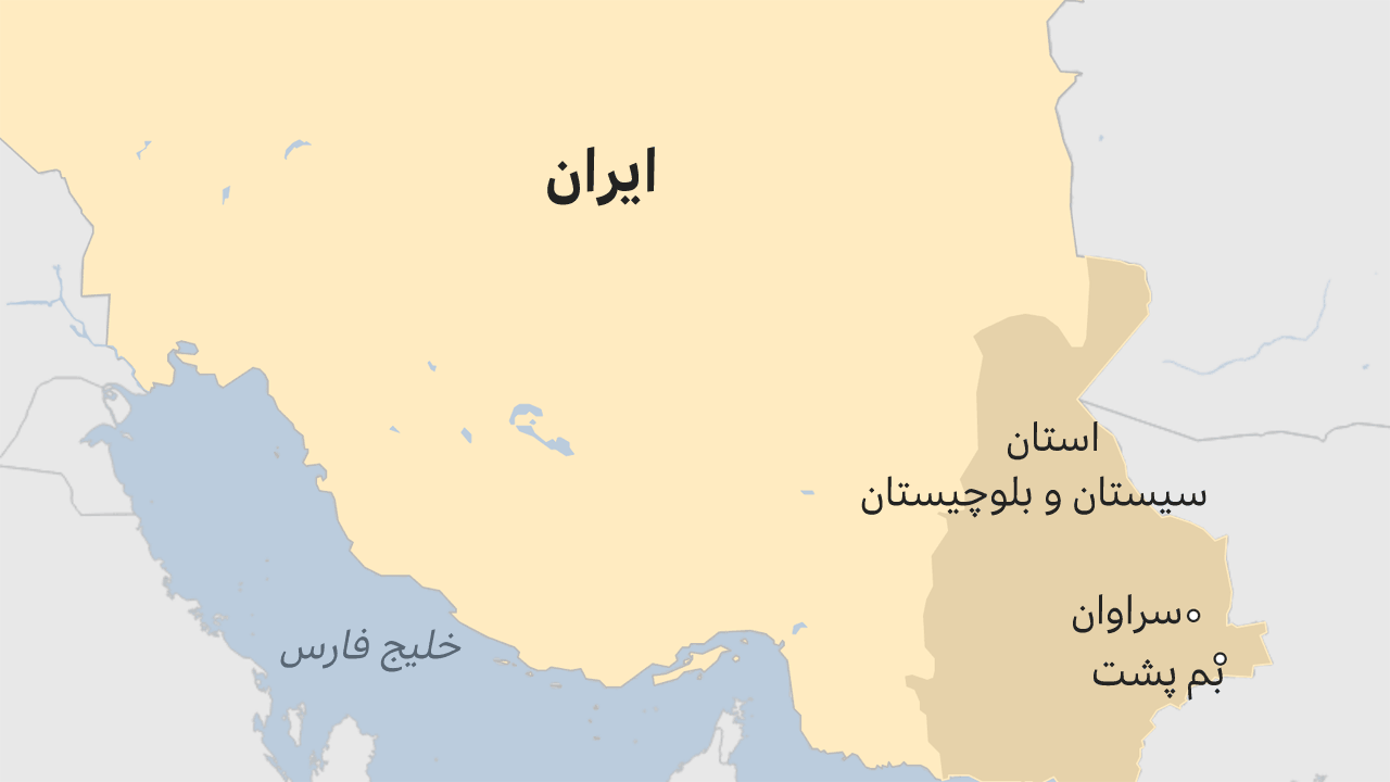 نقشه سراوان