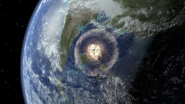 meteor, tabrakan, dinosaurus
