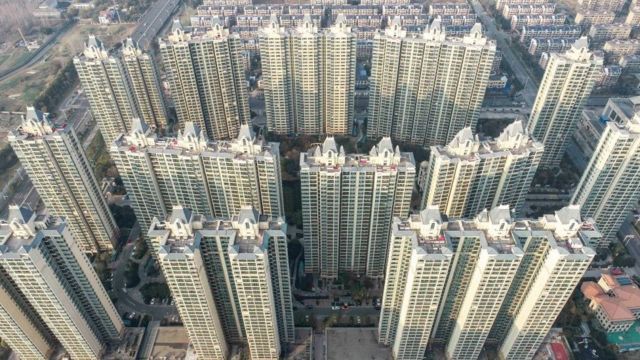A group of Chinese skyscrapers