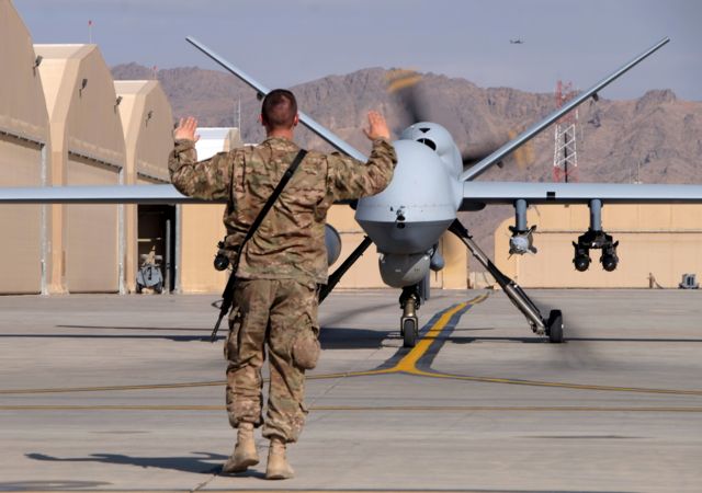 Dron de la Fuerza Aérea de EE.UU. en Afghanistán