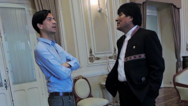 Evo Morales en entrevista
