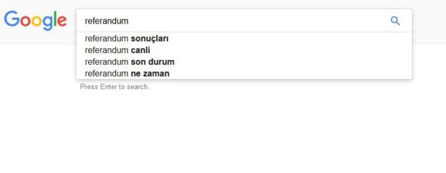google araması